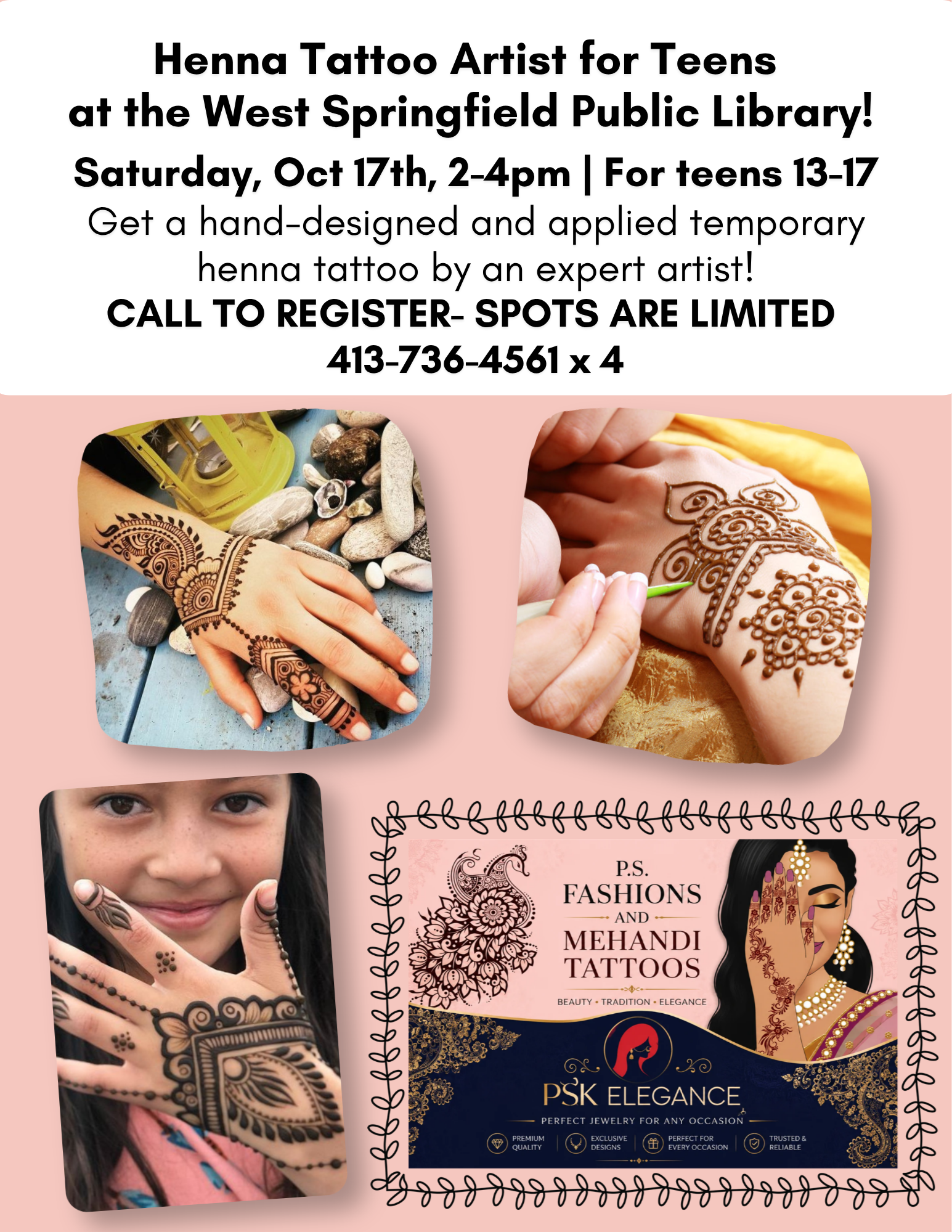 Henna Tattoo Artist for Teens @ the West Springfield Public Library!.png